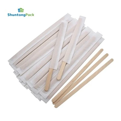 স্বতন্ত্রভাবে মোড়ানো কফি stirrers